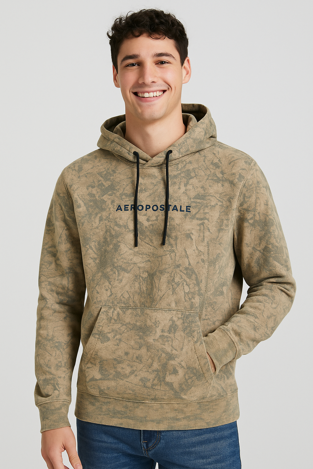 Buzo Para Hombre Aero Guys Popover Hoodies Baked Clay 6017