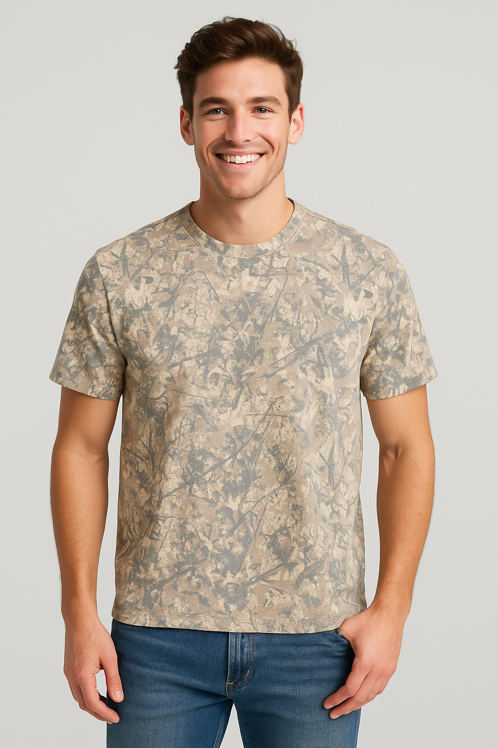 Camiseta Para Hombre Aero BC SS Knits Baked Clay 5963