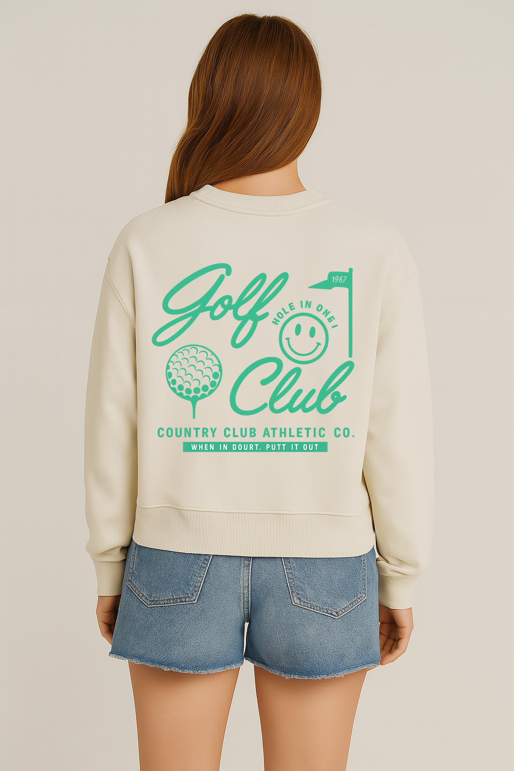 Buzo Para Mujer Aero Girls Fleece Crew Cream 3762