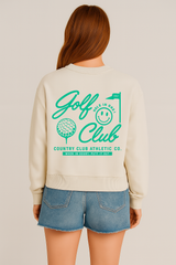 Buzo Para Mujer Aero Girls Fleece Crew Cream 3762