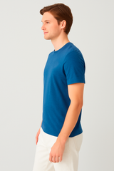 Camiseta Para Hombre Aero BC SS Knits Cadet Navy Fantasia 2166