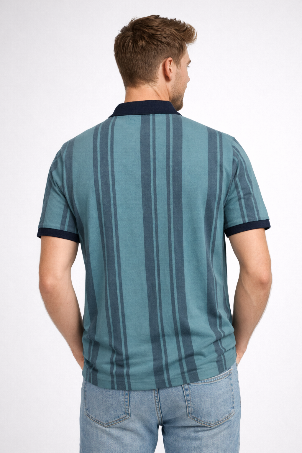 Camiseta Polo Aero Guys SS Novelty Polo Heritage Navy 4925