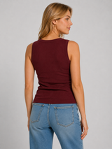 Top Para Mujer Aero Fashion Bare Pattern Pomegranate Slim 3775