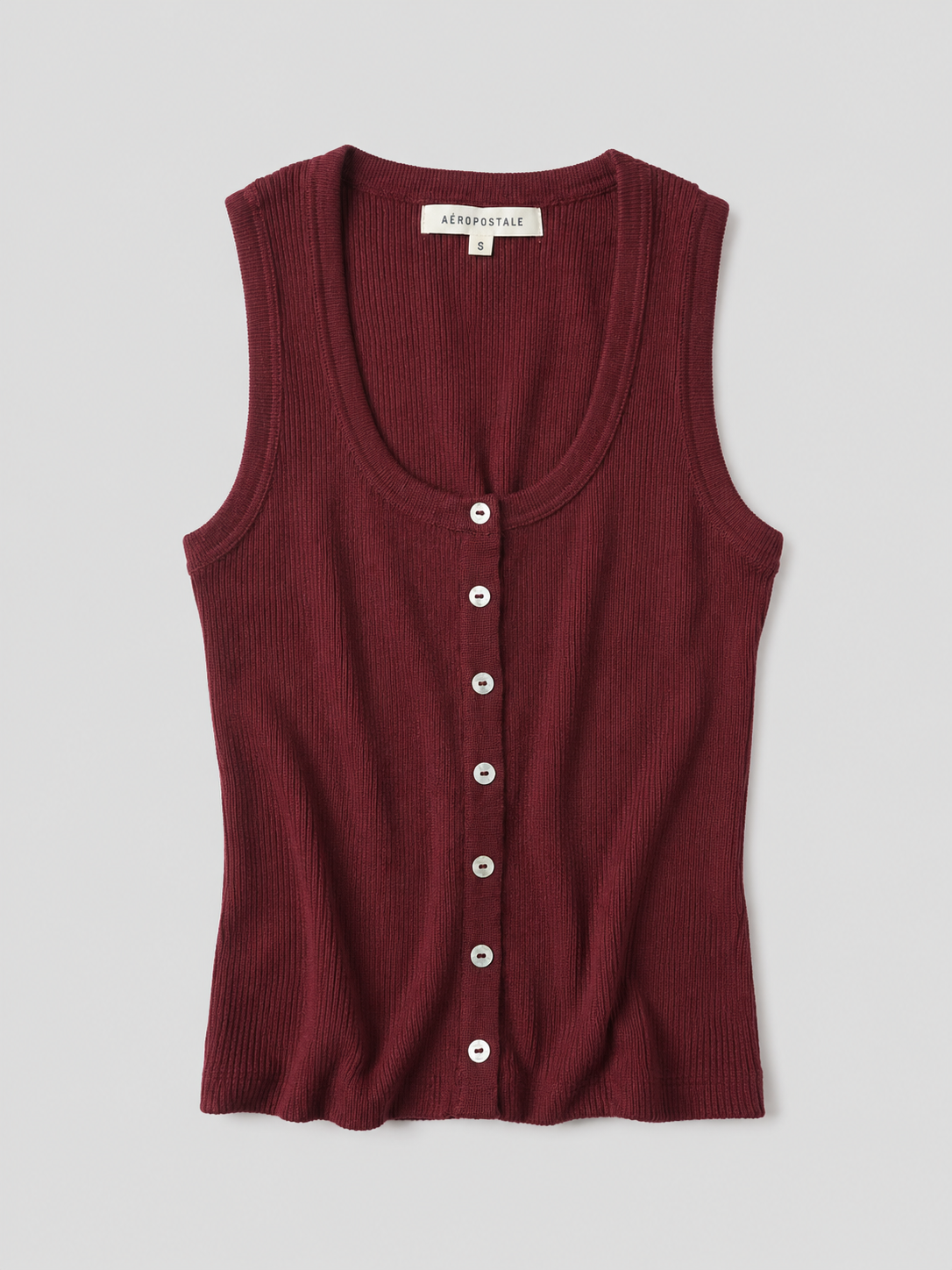 Top Para Mujer Aero Fashion Bare Pattern Pomegranate Slim 3775