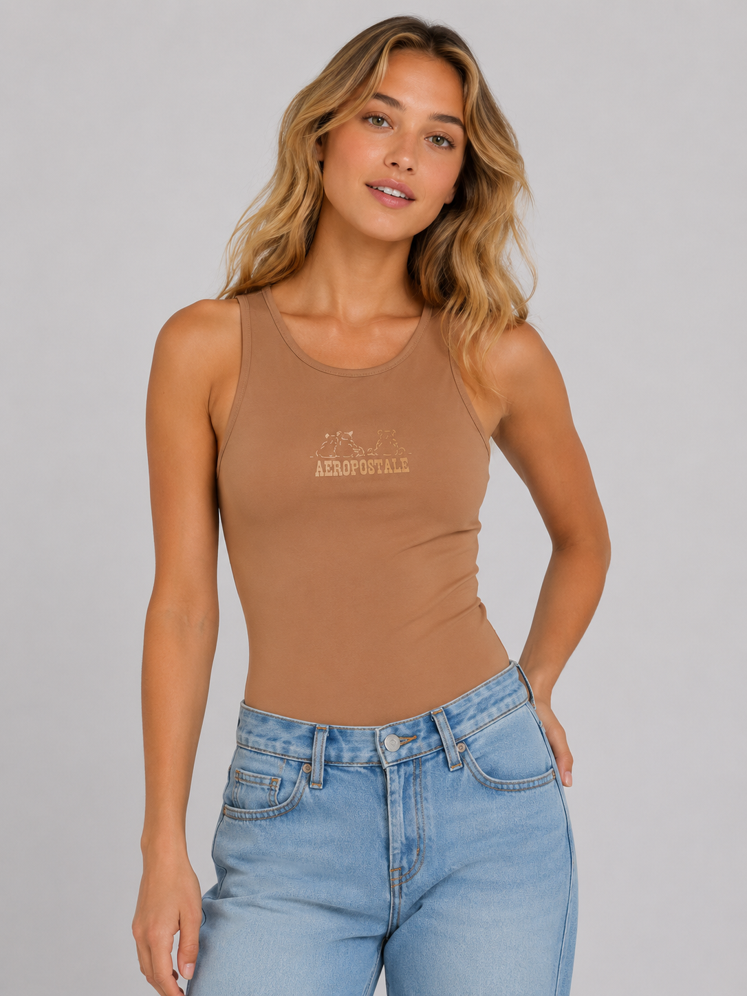 Top Para Mujer Aero Fashion Bare Graphic Chanterebelle 1276
