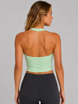 Top Para Mujer Aero Fashion Bare Solid Wild Paradise Green 9880
