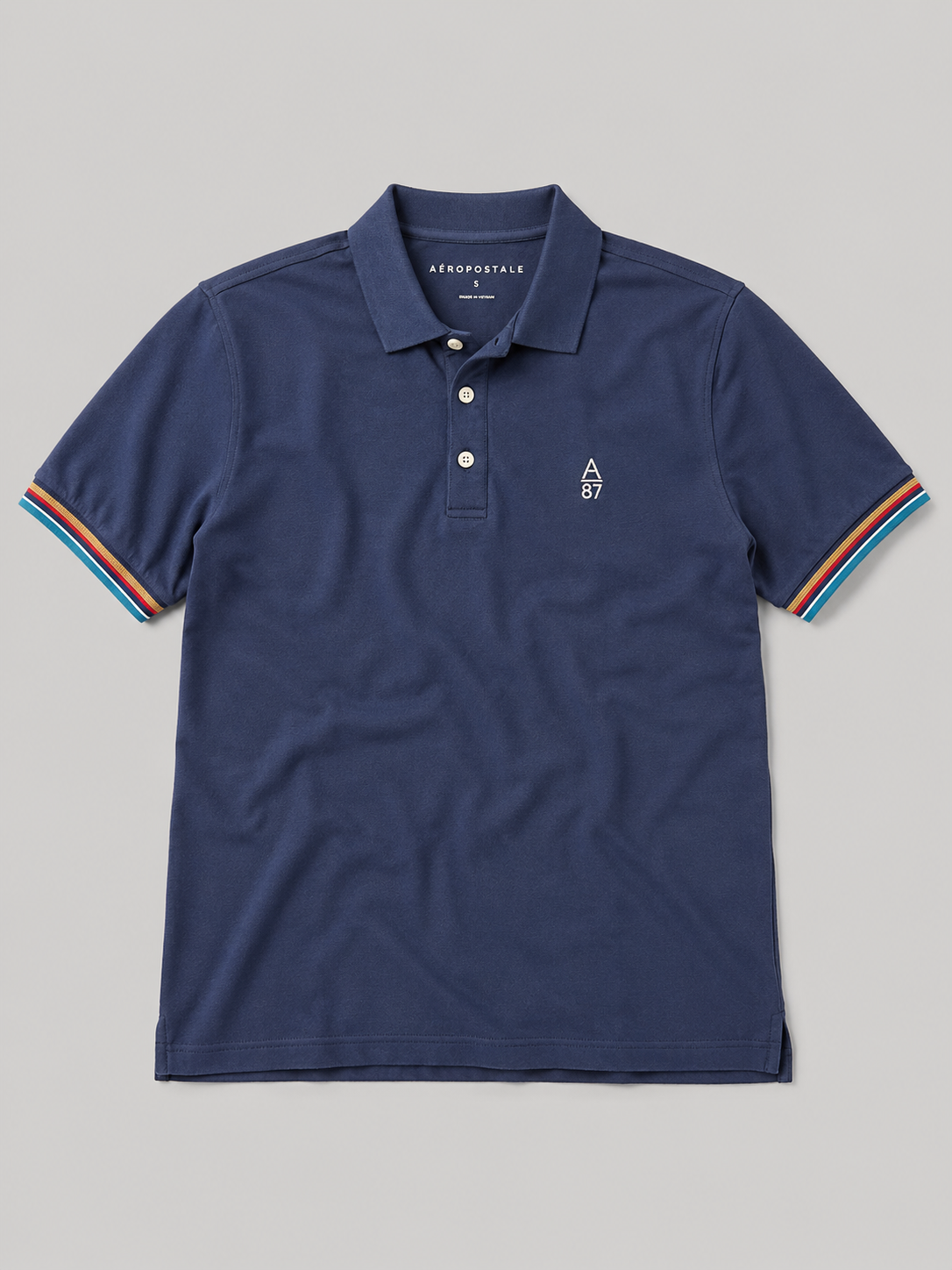 Camiseta Polo Aero Guys SS Novelty Polo French Blue 1098