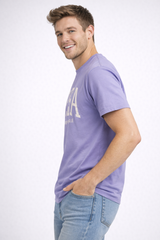 Camiseta Para Hombre Aero Level 1 Graphic Tees Violet Tulip 7979