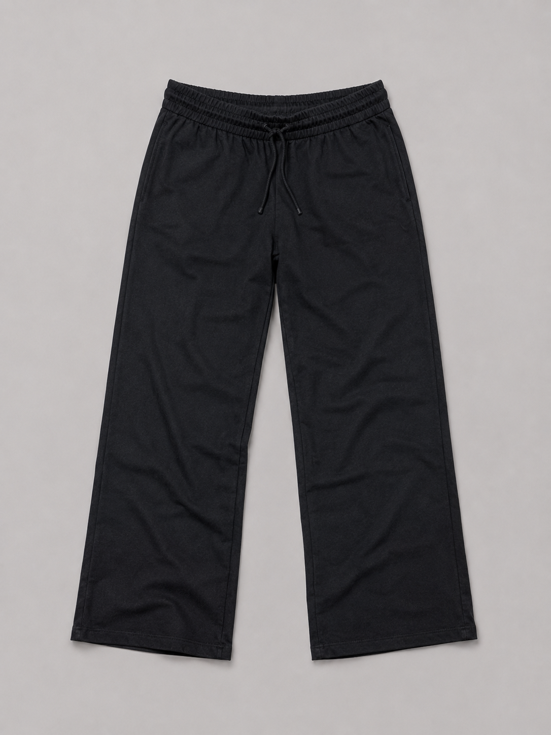 Pantalon para Mujer Aero Girls Fashion WVN Pants Dark Black Wide Leg 2401