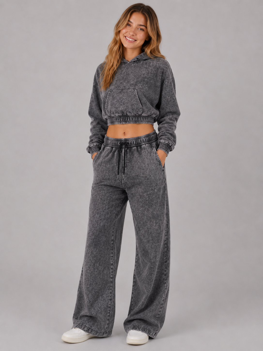 Pantalon para Mujer Aero Girls Knit Pants Other Dark Black 2436