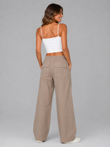 Pantalon para Mujer Aero Girls Fashion WVN Pants Egret 1561