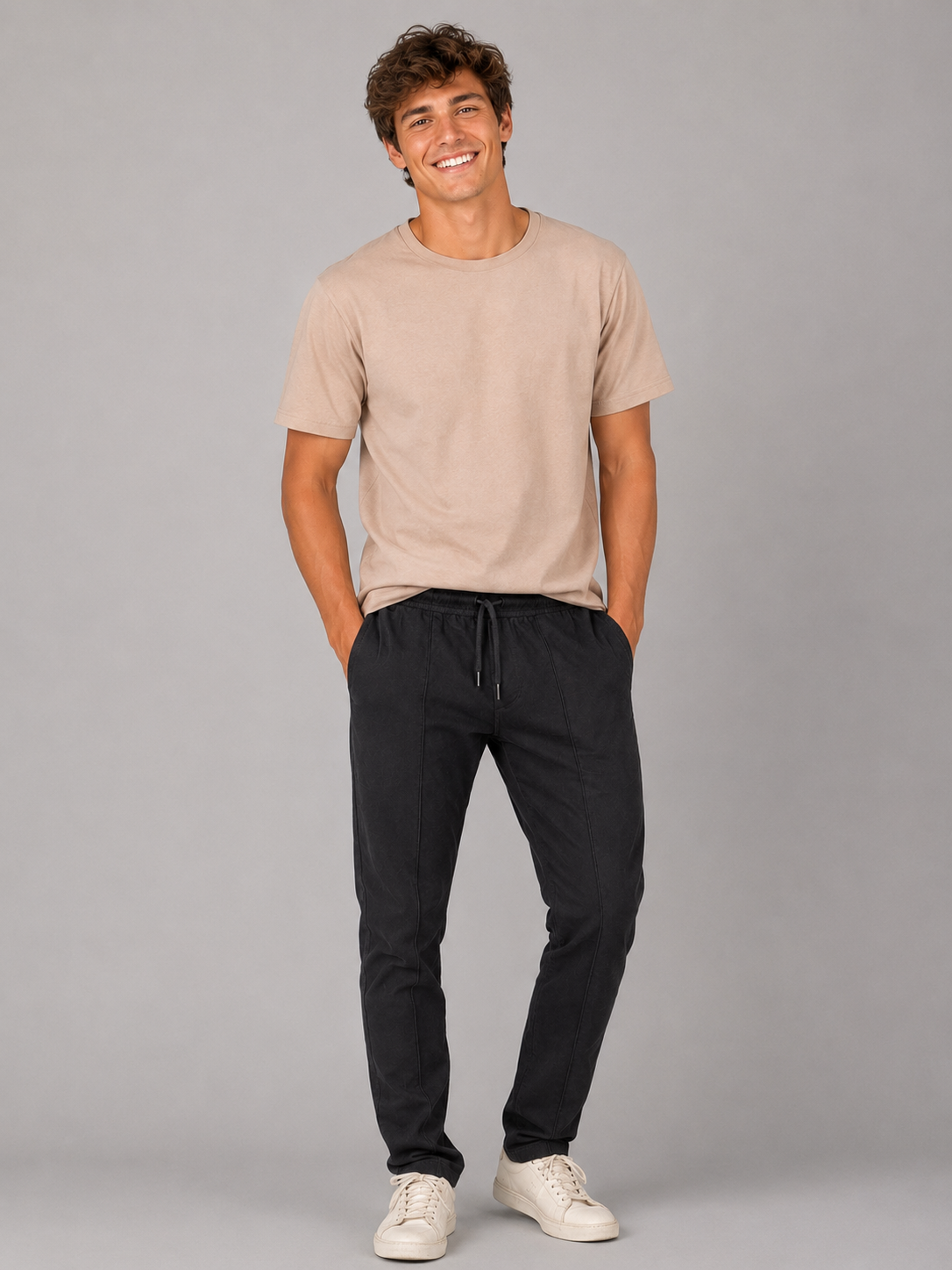 Jogger Para Hombre Aero BC Woven Pants Dark Black 1507