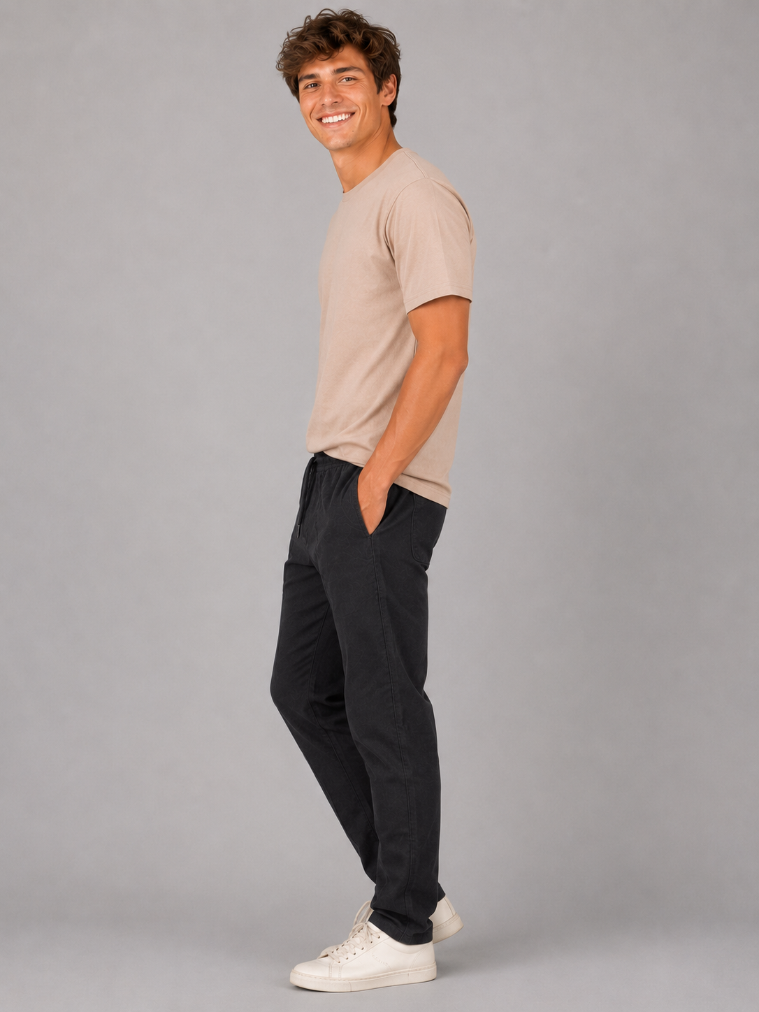 Jogger Para Hombre Aero BC Woven Pants Dark Black 1507