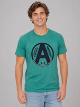 Camiseta Para Hombre Aero Level 1 Graphic Tees Green 6339
