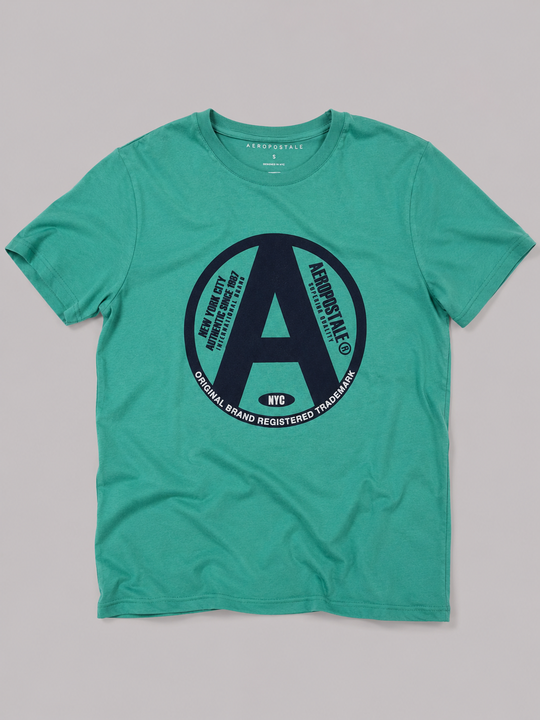 Camiseta Para Hombre Aero Level 1 Graphic Tees Green 6339