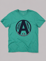 Camiseta Para Hombre Aero Level 1 Graphic Tees Green 6339