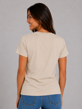 Camiseta Para Mujer Aero Girls Solid SS Egret 4204