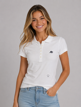 Camiseta Polo Para Mujer Aero Solid Polo Birch 4164