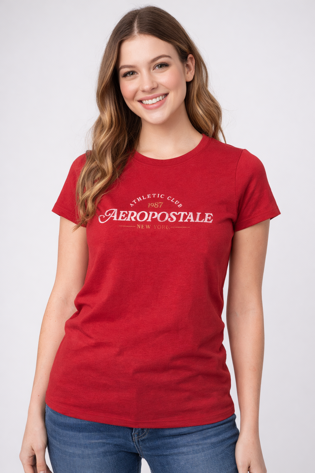 Camiseta Para Mujer Aero Graphic Level 1 True Red 7065