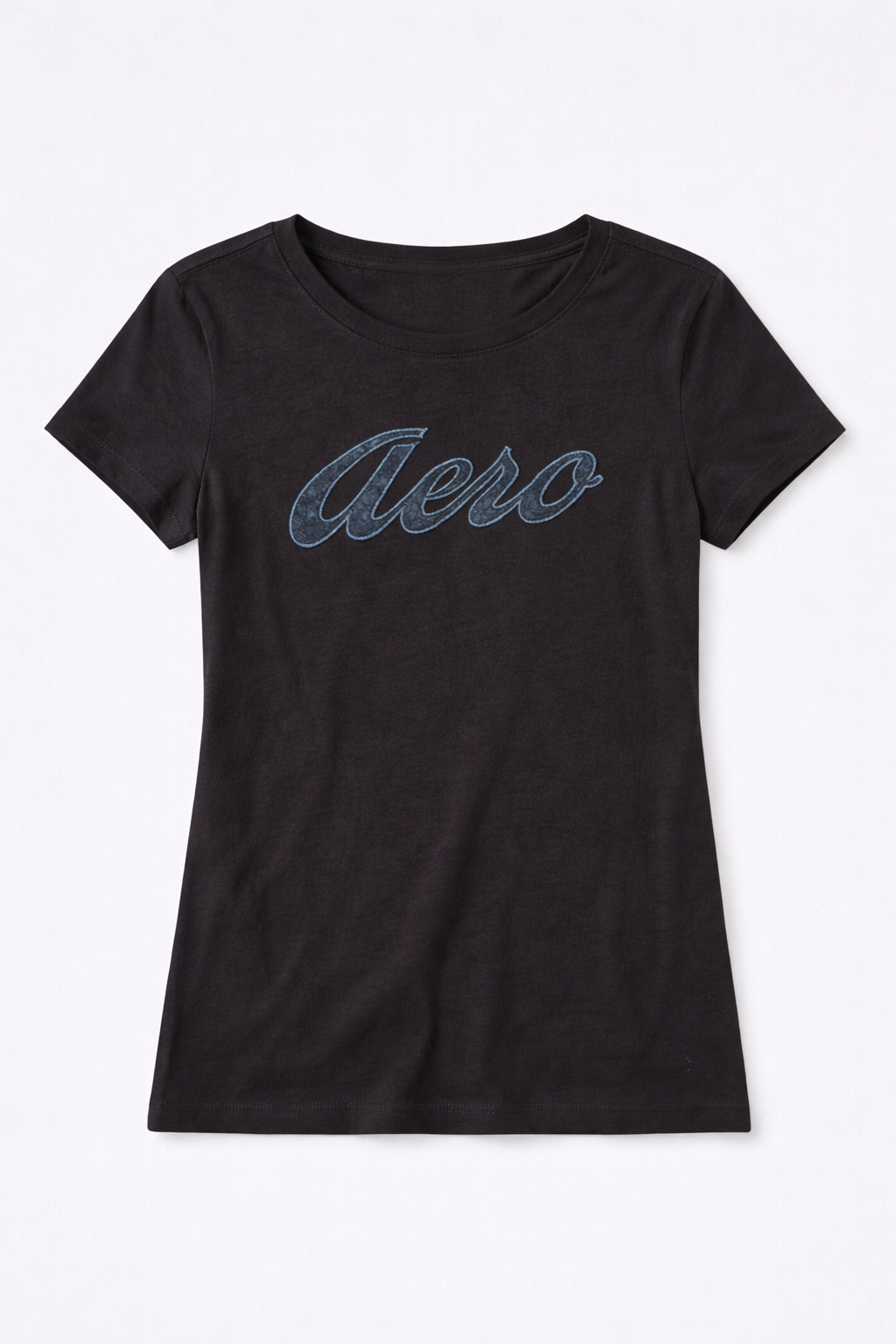 Camiseta Para Mujer Aero Grpahic Level 2 Dark Black 7064