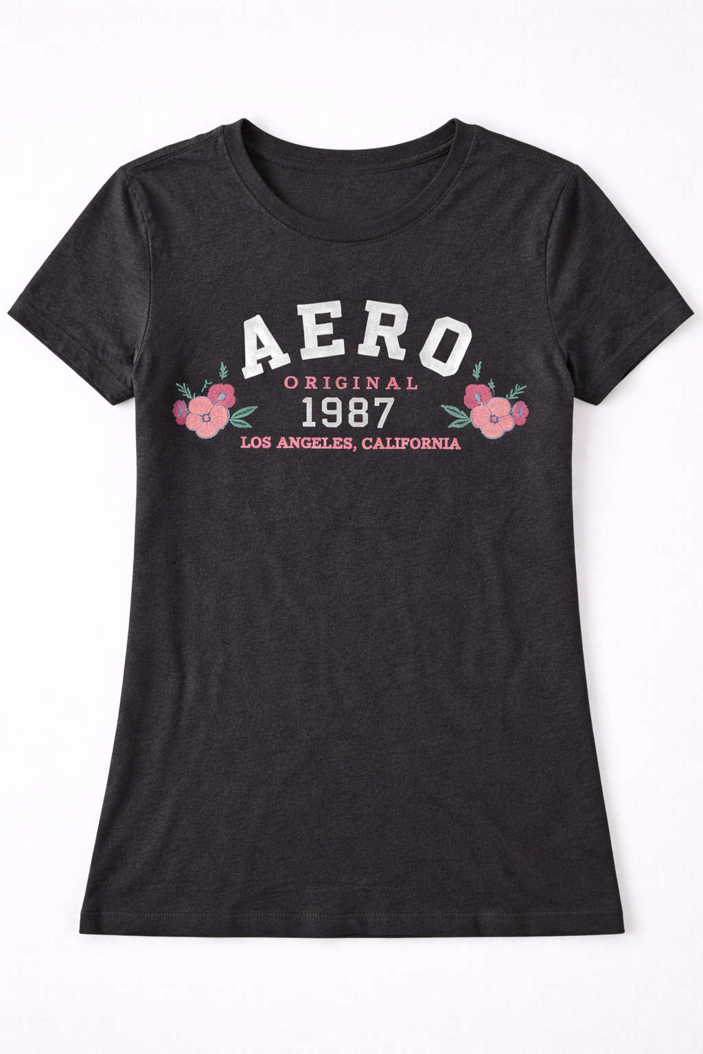 Camiseta Para Mujer Aero Graphic Level 2 Dark Black 6863