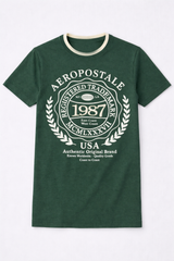 Camiseta Para Hombre Aero Guys Fashion Graphics Green Gables 6231