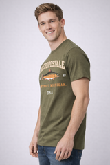 Camiseta Para Hombre Aero Level 2 Graphic Tees Olivine 6208