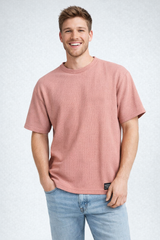 Camiseta Para Hombre Aero BC SS Knits Jester Red 8999