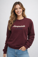 Buzo Para Mujer Aero Girls Fleece Crew Port Royale 6870