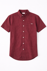 Camisa Para Hombre Aero Guys SS Woven Shirts Earth Red 5976