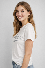 Camiseta Para Mujer Aero Graphic Level 1 Tofu 6848