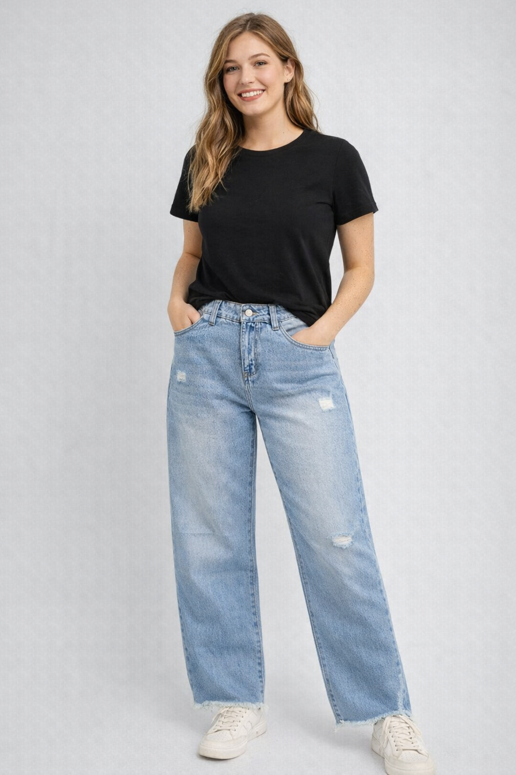 Jean Para Mujer Aero Girls Denim Fashion Light Wash 1683