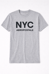 Camiseta Para Hombre Aero Level 2 Graphic Tees Light Heather Grey 7092