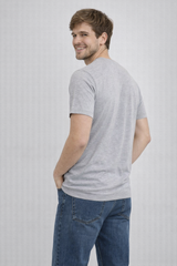 Camiseta Para Hombre Aero Level 2 Graphic Tees Light Heather Grey 7092