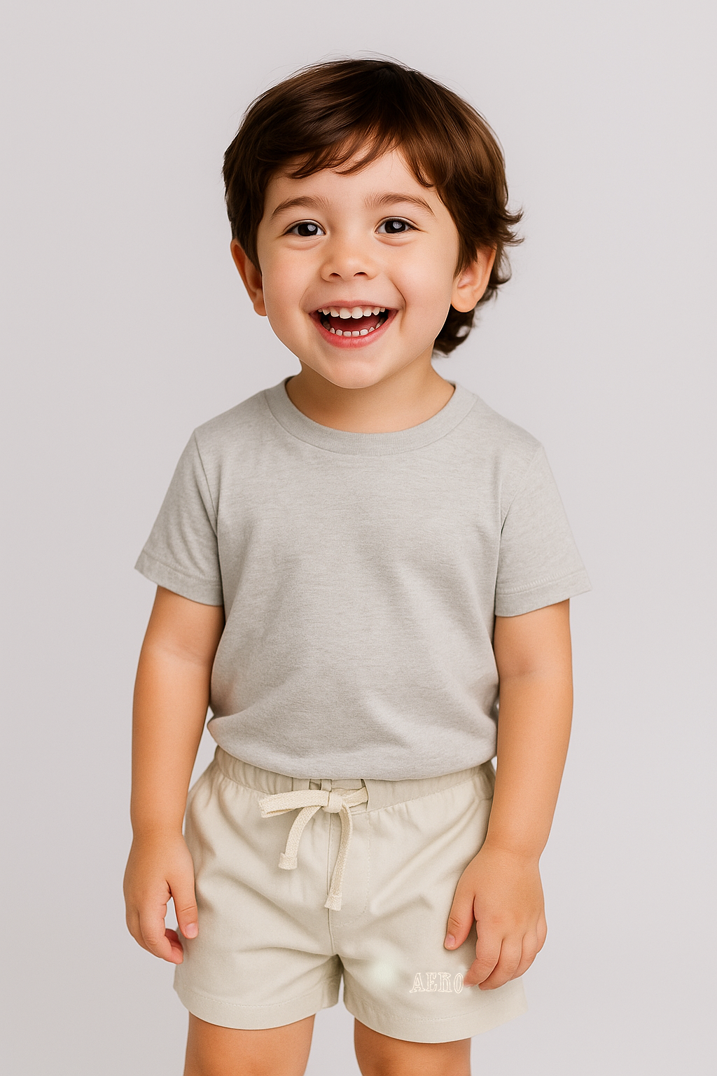 Short para Niño Aero Kids B W Solid Shorts Egret 1093
