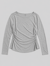 Buzo Para Mujer Aero Girls LS Fashion Top Heather Grey 2290