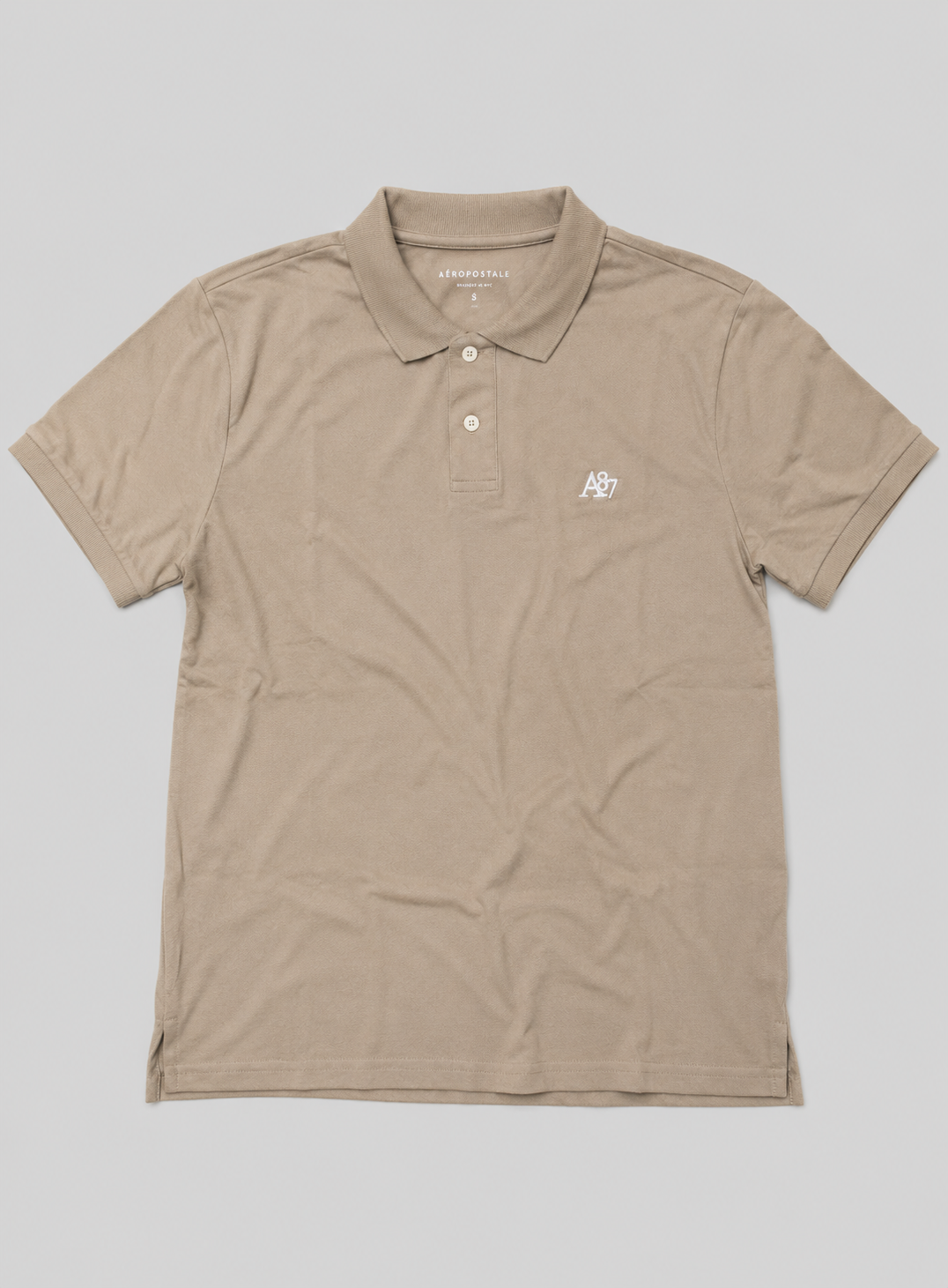 Camiseta Polo Aero Guys SS Novelty Polo Camel 7907