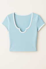 Top Para Mujer Aero Girls Graph Other Cool Blue 4231
