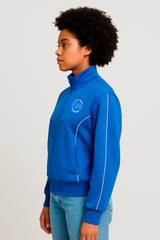 Buzo Para Mujer Aero Girls Fleece Zip Front French Blue PEANUTS0189