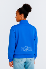 Buzo Para Mujer Aero Girls Fleece Zip Front French Blue PEANUTS0189