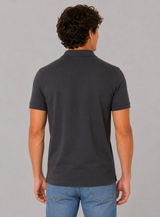 Camiseta Polo Aero Guys SS Solid Polo Dark Black 7907