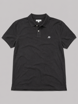 Camiseta Polo Aero Guys SS Solid Polo Dark Black 7907