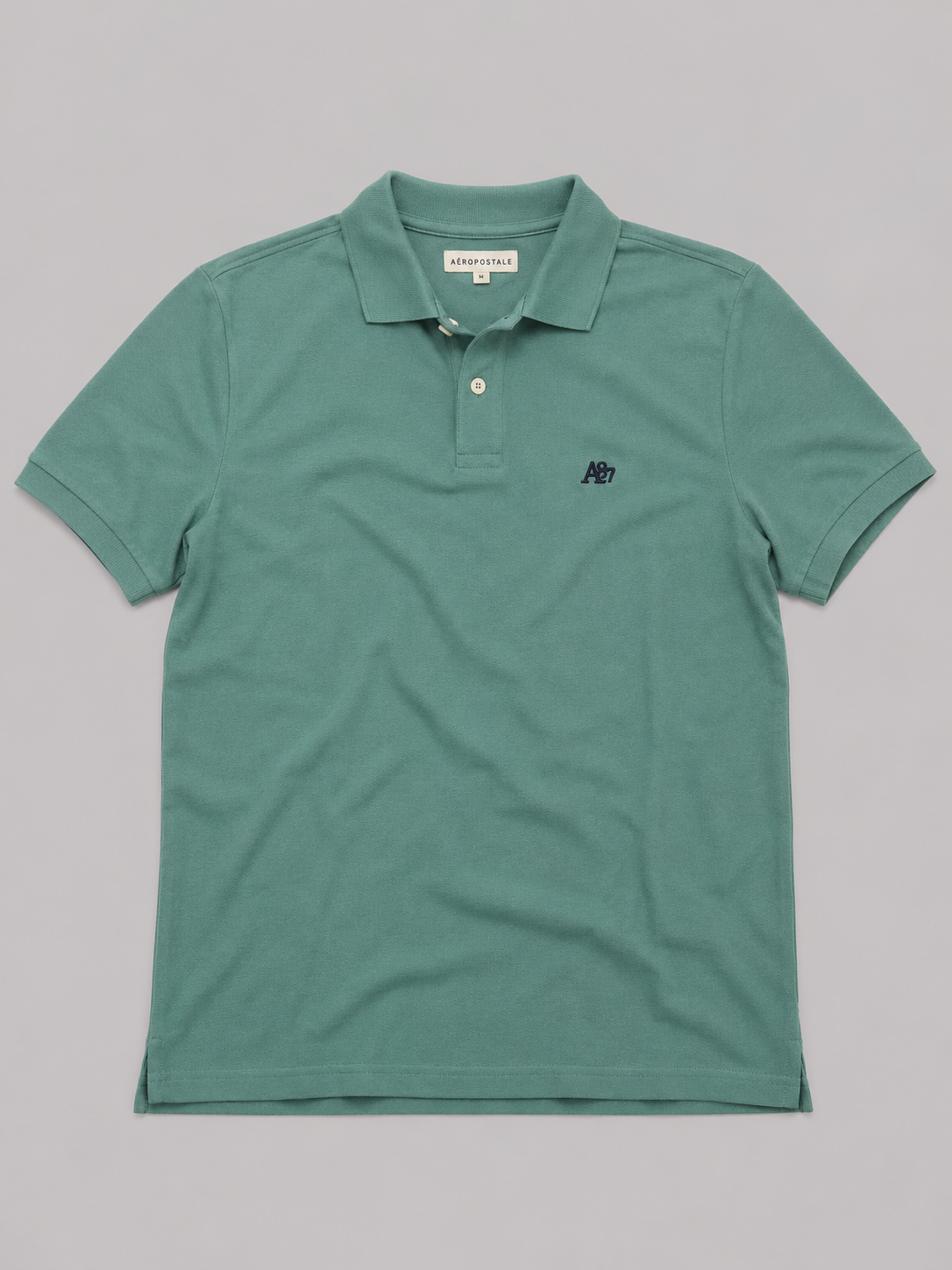 Camiseta Polo Aero Guys SS Solid Polo Teal 7907