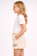 Short para Niña Aero Kids G Fleece Shorts Egret 1078