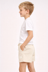 Short para Niño Aero Kids B W Solid Shorts Egret 1093