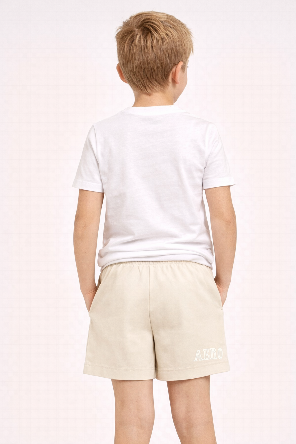 Short para Niño Aero Kids B W Solid Shorts Egret 1093