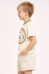 Camiseta de manga corta Kids Aero B Level 2 SS Tofu PEANUTS166