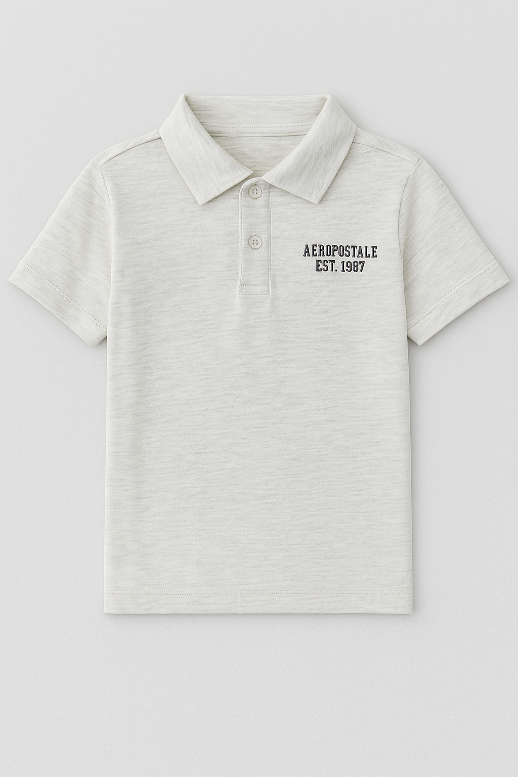 Camiseta Polo Manga Corta Aero Kids B Solid Polo Egret 1107