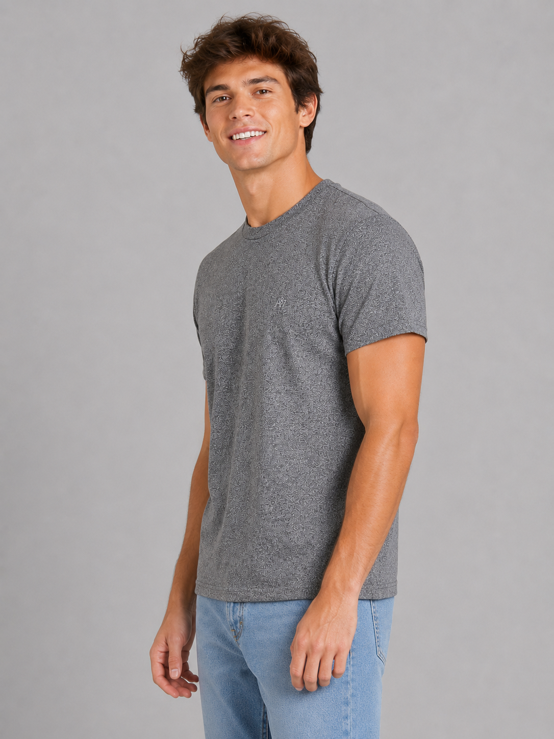 Camiseta Para Hombre Aero BC SS Knits CHG Fantasia 2166