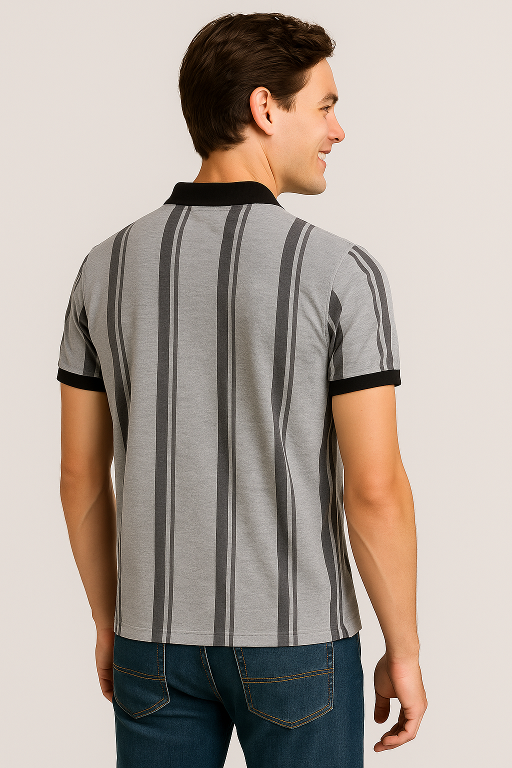 Camiseta Polo Aero Guys SS Novelty Polo Lightest Heather Grey 4925